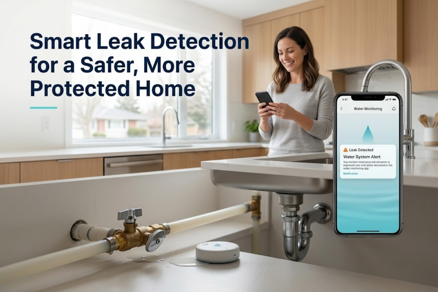 Smart Leak Detection for a Safer, More Protected Home - Blog Image