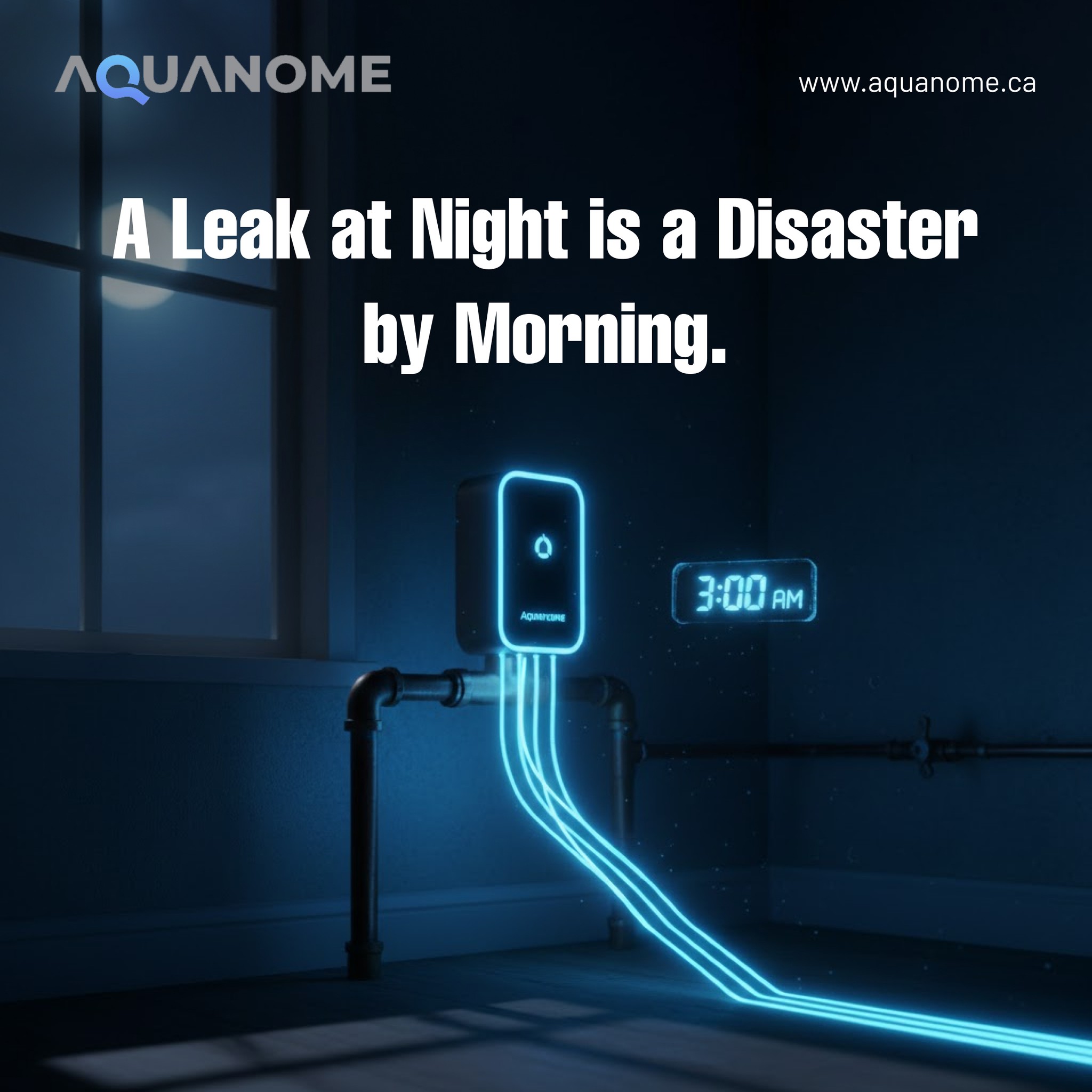 A Leak at Night Turns Into a Disaster by Morning Without Smart Water Monitoring - Blog Image